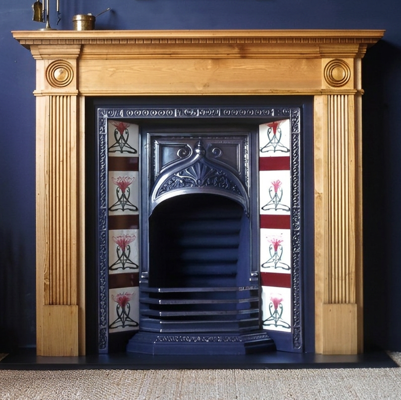 Wooden Reeded Roundel